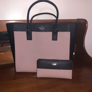 Kate Spade Large Tote & matching wallet
